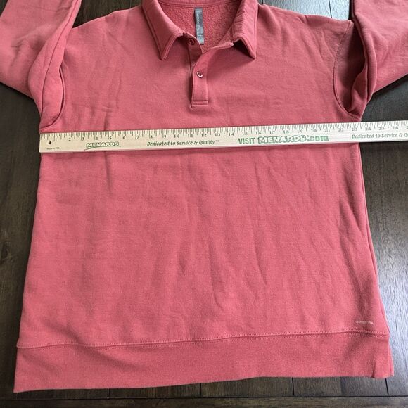 Mondetta Women's Collared Fleece Pullover Coral Size XL - NEW! - Picture 3 of 8